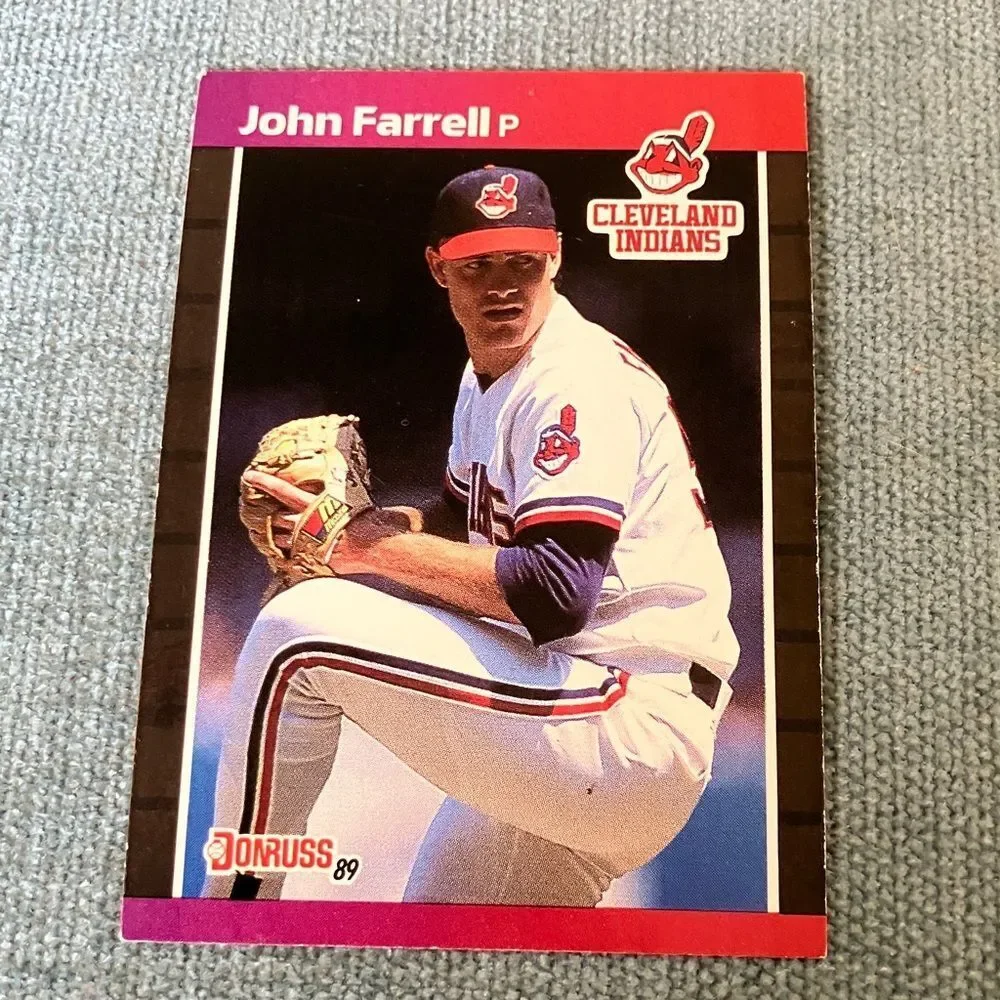 1989 Donruss Cleveland Indians Baseball Card Trading Card